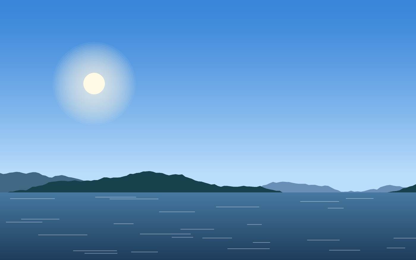 Landschaftsillustration