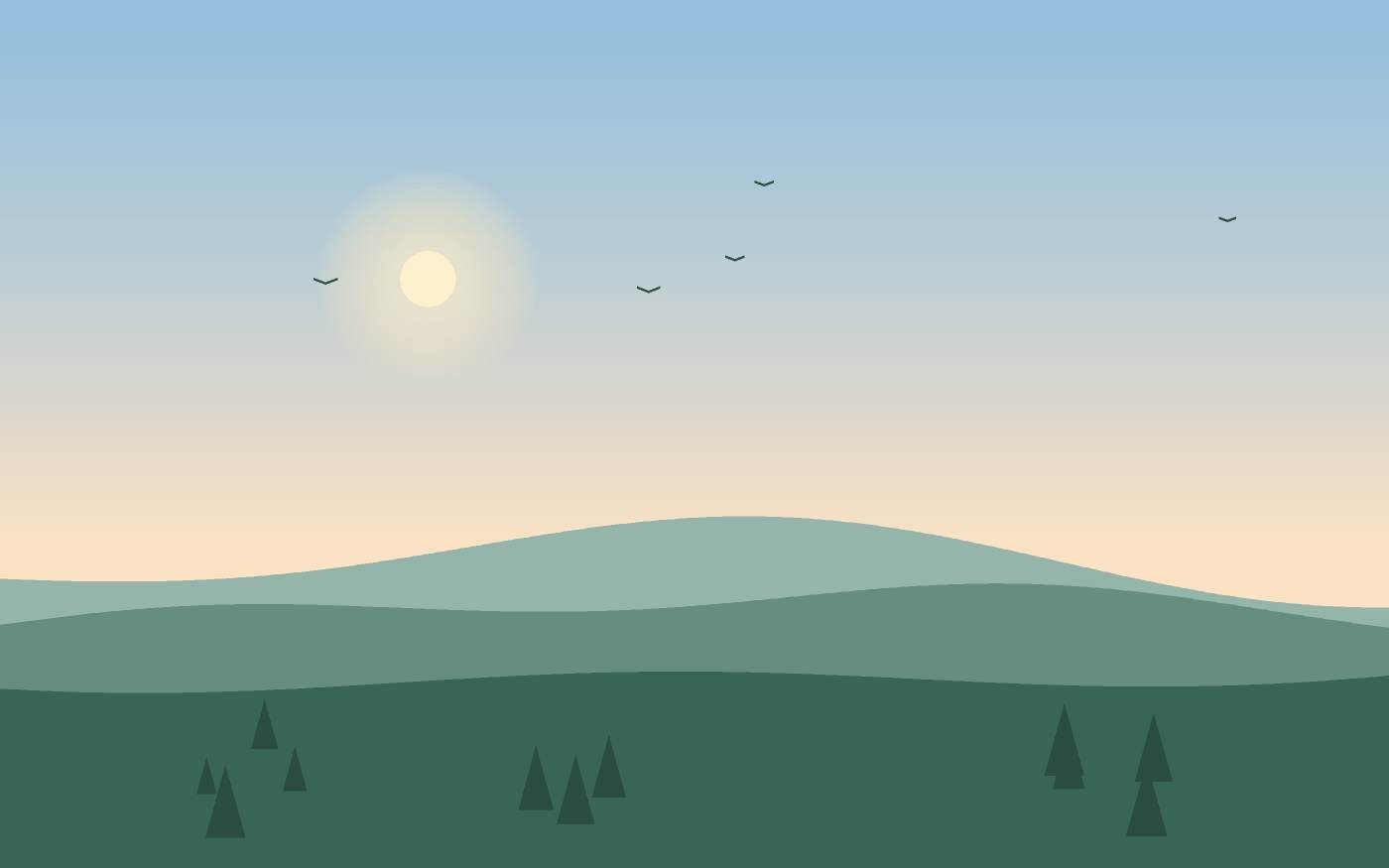 Landschaftsillustration
