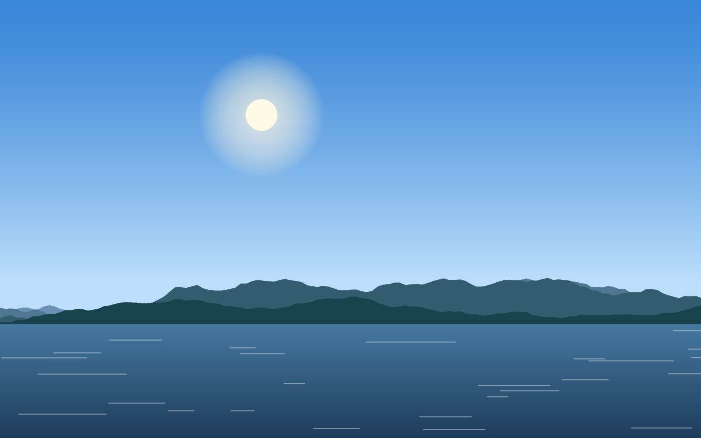 Landschaftsillustration