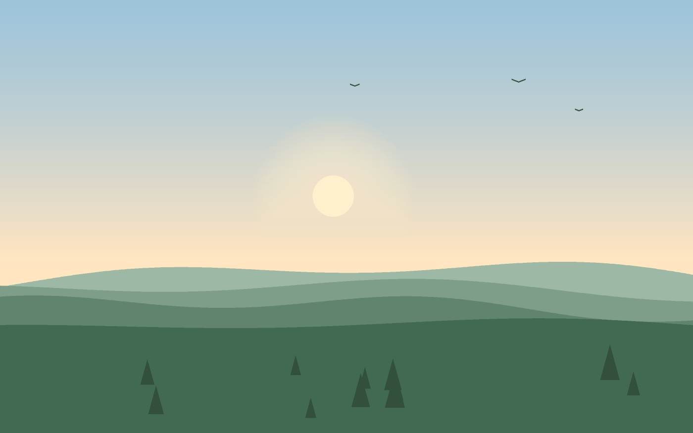 Ilustrace krajiny