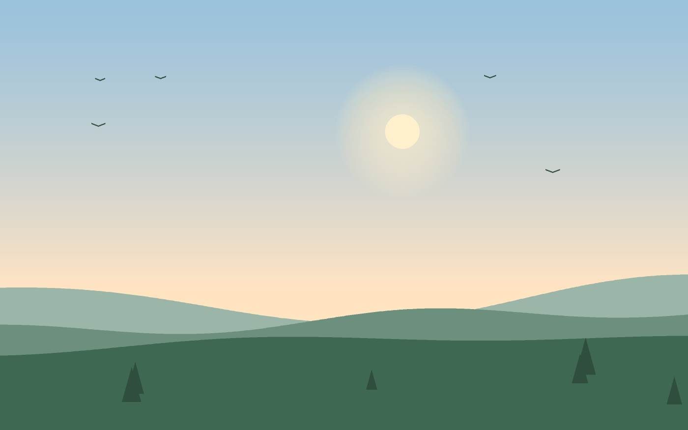 Landschaftsillustration