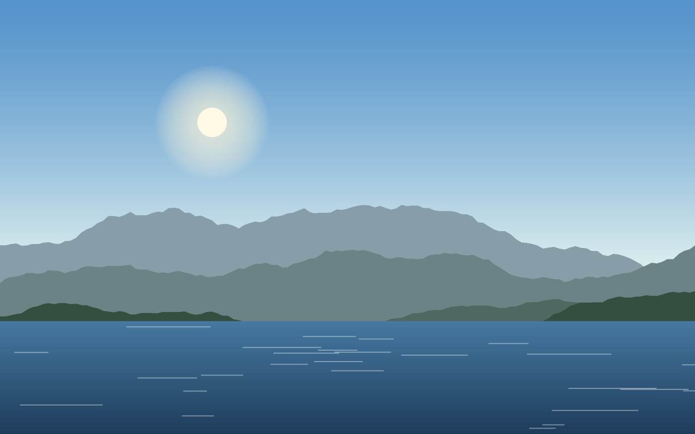 Landschaftsillustration