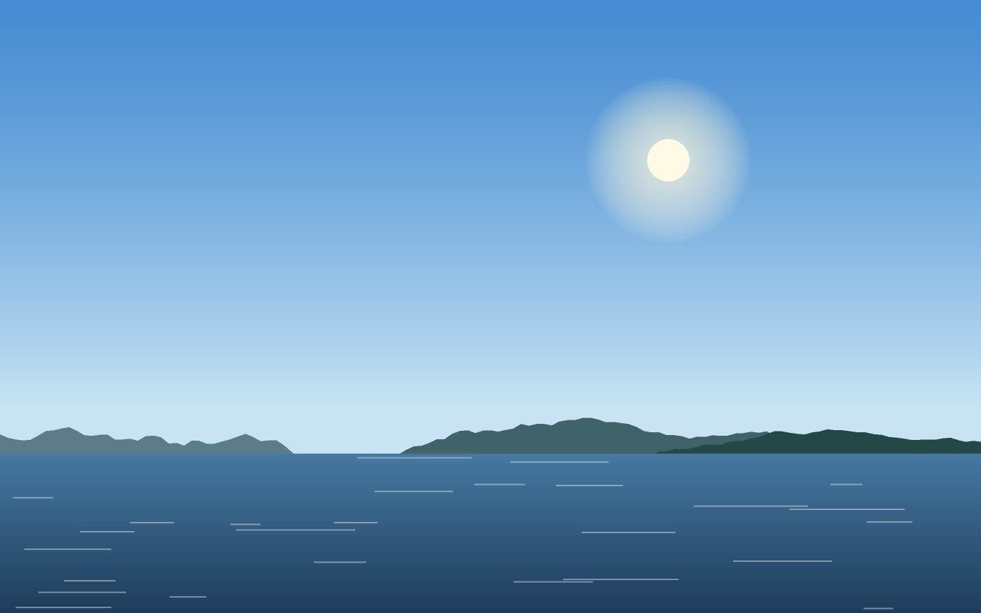 Ilustración de un paisaje