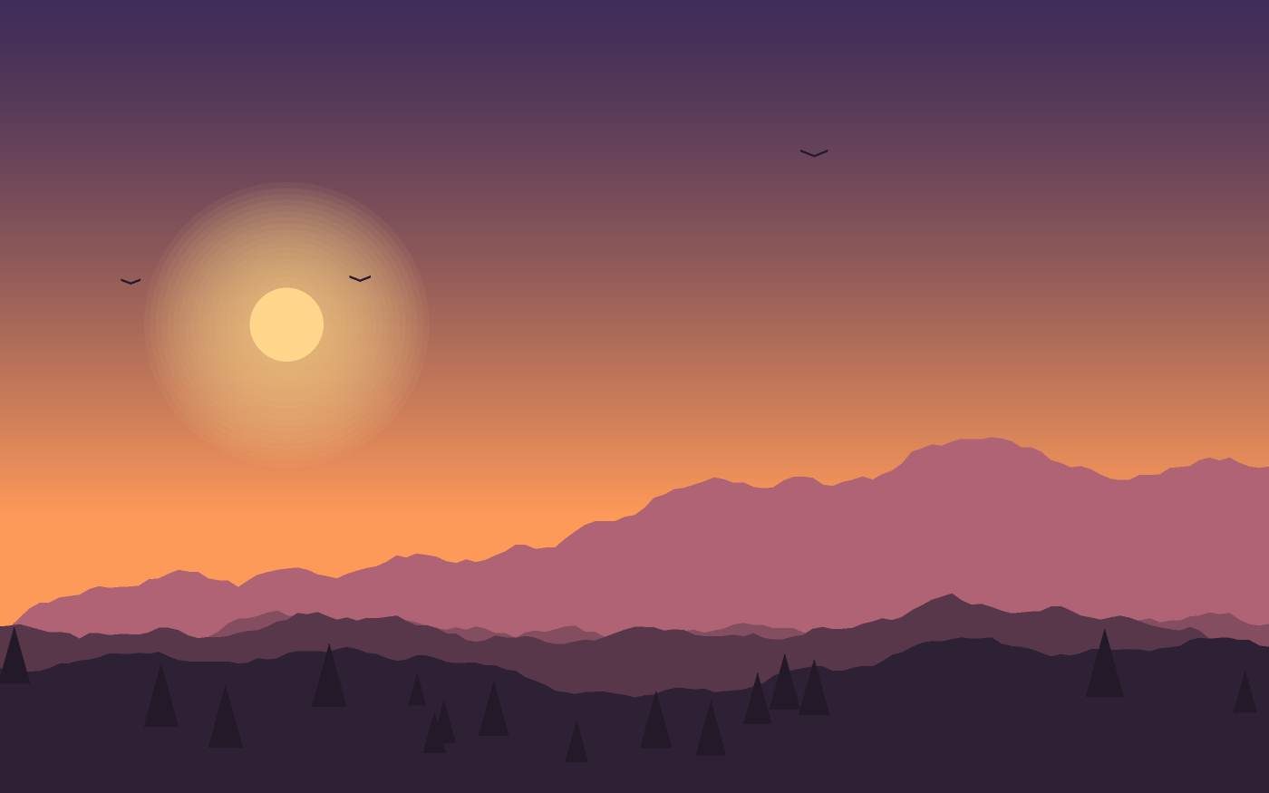 Ilustración de un paisaje