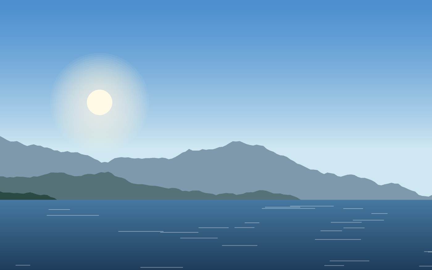 Ilustración de un paisaje