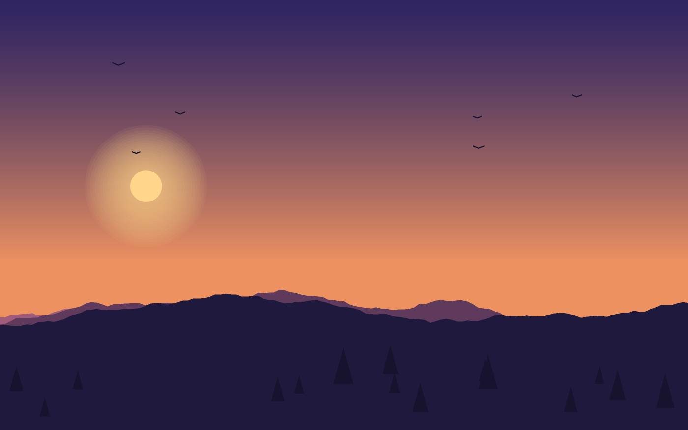 Ilustracja krajobrazu