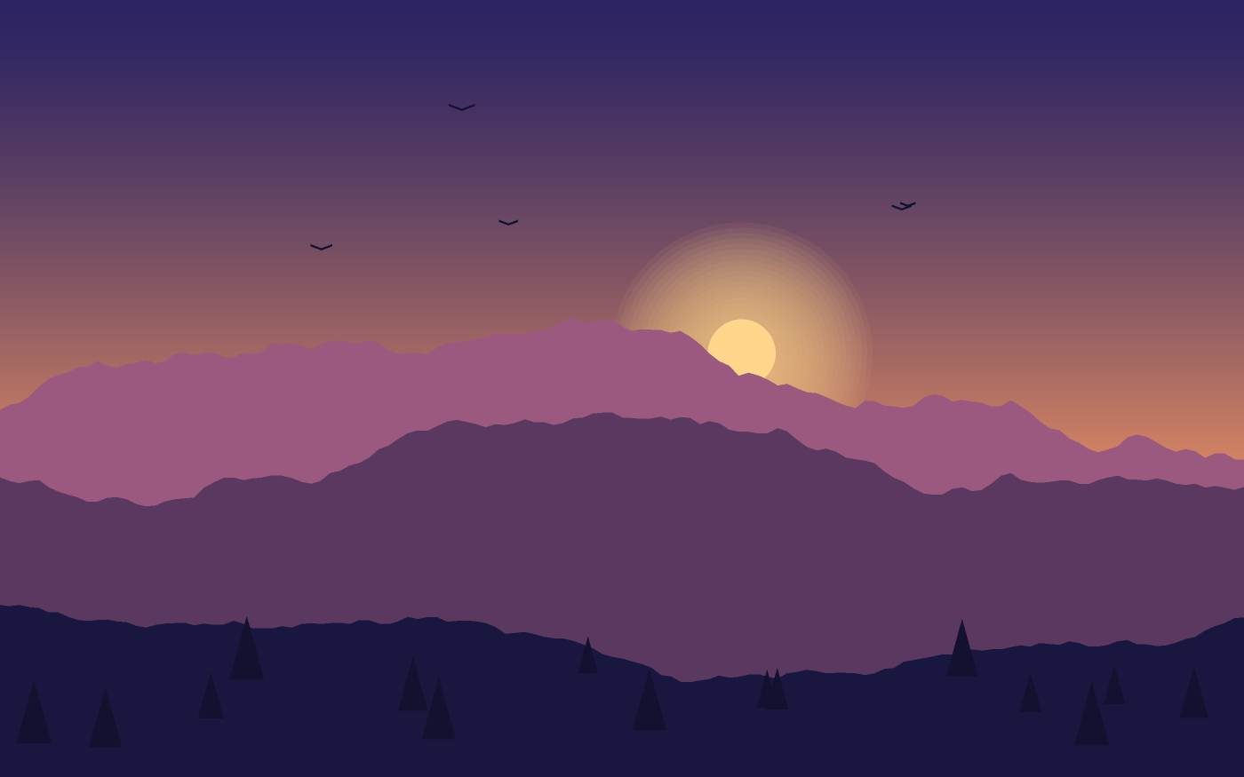 Landskapsillustration
