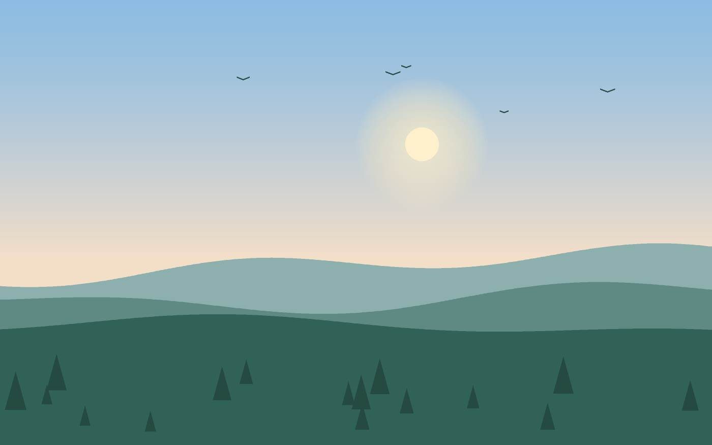 Landskapsillustration